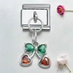 Sweetheart Cherry Blossom Charm