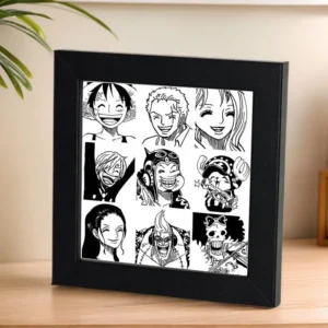 Small Anime Character Grid Art