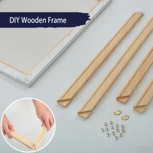 Natural Pine Wood DIY Frame Kit - 40x40cm​